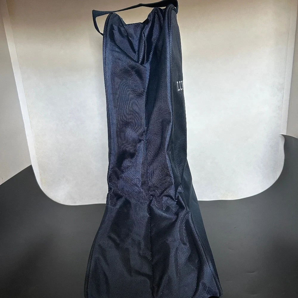 Lucchese Boot Carry and Storage Bag with Double Zippered Compartment, Blue - Picture 4 of 5